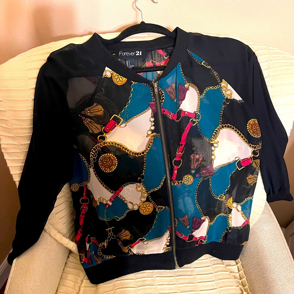 Jacket style top